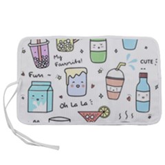 Drinks Cocktails Doodles Coffee Pen Storage Case (s) by Apen