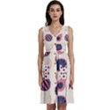 Fruits Halves Pattern Design Sleeveless Dress With Pocket View1