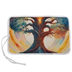 Tree Cosmic Spiritual Meditation Pen Storage Case (l) by Apen