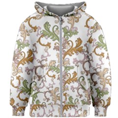 Pattern Design Art Decoration Kids  Zipper Hoodie Without Drawstring by Ravend
