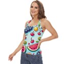 Fruits Sweet Pattern Basic Halter Top View2