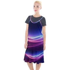 Cosmic Galaxy Quantum Art Nature Camis Fishtail Dress by Ravend
