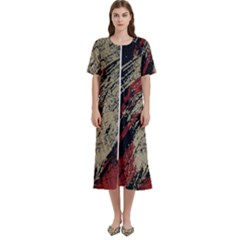 Fabric, Texture, Colorful, Spots Women s Cotton Short Sleeve Night Gown by nateshop