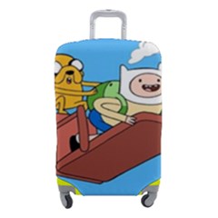 Cartoon Adventure Time Jake And Finn Luggage Cover (small) by Sarkoni