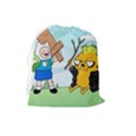 Adventure Time Finn And Jake Cartoon Network Parody Drawstring Pouch (Large) View2