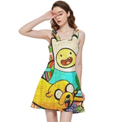 Painting Illustration Adventure Time Psychedelic Art Inside Out Racerback Dress by Sarkoni