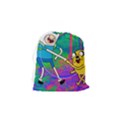 Jake And Finn Adventure Time Landscape Forest Saturation Drawstring Pouch (Small) View2