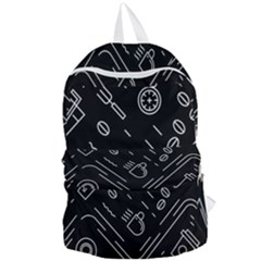 Coffee Background Foldable Lightweight Backpack by Bedest
