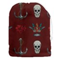 Tattoo Old School Background Pattern Drawstring Pouch (3XL) View1