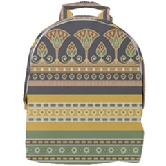 Seamless Pattern Egyptian Ornament With Lotus Flower Mini Full Print Backpack by Hannah976