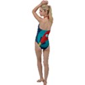 Rocket With Science Related Icons Image Go with the Flow One Piece Swimsuit View2