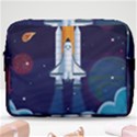 Spaceship Milkyway Galaxy Make Up Pouch (Large) View1