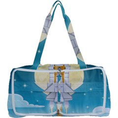 Space Exploration Illustration Multi Function Bag by Bedest