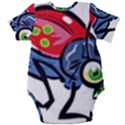 Bug Black Insect Animal Baby Short Sleeve Bodysuit View2