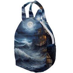 House Waves Storm Travel Backpack by Bedest