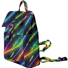 Vibrant Neon Dreams Buckle Everyday Backpack by essentialimage
