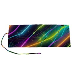 Vibrant Neon Dreams Roll Up Canvas Pencil Holder (s) by essentialimage