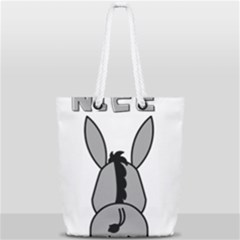 Donkey Ass Funny Nice Cute Floppy Full Print Rope Handle Tote (small) by Sarkoni