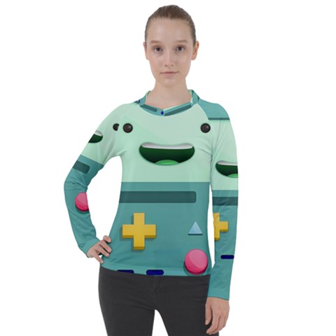 Bmo Adventure Time Women s Pique Long Sleeve T-shirt by Bedest