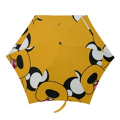 Adventure Time Cartoon Face Funny Happy Toon Mini Folding Umbrellas by Bedest