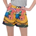 Finn And Jake Adventure Time Bmo Cartoon Women s Ripstop Shorts View1