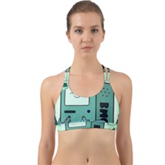 Adventure Time Bmo Back Web Sports Bra by Bedest