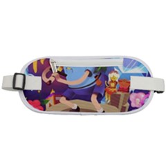 Cartoon Adventure Time Finn Princess Bubblegum Lumpy Space Rounded Waist Pouch by Bedest