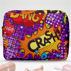 Crash Bang Adventure Time Art Boom Graffiti Make Up Pouch (large) by Bedest