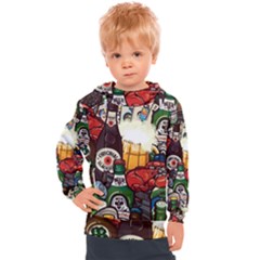 Graffiti Go Art Kids  Hooded Pullover by Bedest