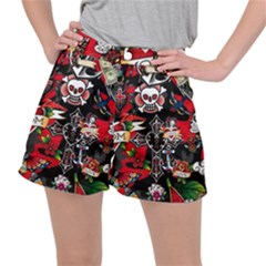 Graffiti Tatoo Skate Art Boom Women s Ripstop Shorts by Bedest