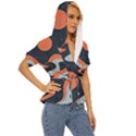 Dessert and Mily way  Pattern  Lightweight Drawstring Hooded Top View3