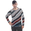 Dessert road  Pattern  all over print design Men s Pique Long Sleeve T-Shirt View1