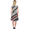 Dessert road  Pattern  all over print design Capsleeve Midi Dress View2