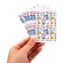 Monster Cool Seamless Pattern Playing Cards Single Design (Rectangle) with Custom Box View3