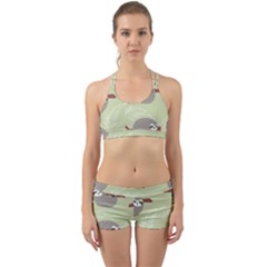 Sloths Pattern Design Back Web Gym Set by Hannah976