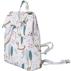 Pattern Sloth Woodland Buckle Everyday Backpack by Hannah976