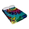 Grateful Dead Bears Tie Dye Vibrant Spiral Fitted Sheet (Full/ Double Size) View2