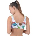 Dangerous Streptococcus Lactobacillus Staphylococcus Others Microbes Cartoon Style Vector Seamless P Front Tie Bikini Top View2