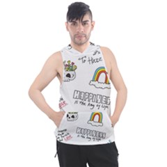 Abstract Fashion Background Suitable Fabric Printing Men s Sleeveless Hoodie by Apen