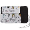 Abstract Fashion Background Suitable Fabric Printing Pen Storage Case (M) View2