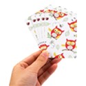 Seamless Pattern Vector Owl Cartoon With Bugs Playing Cards Single Design (Rectangle) with Custom Box View3