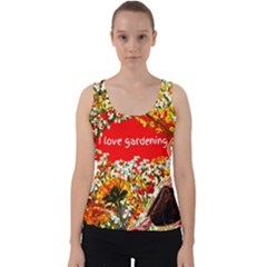 Garden Lover Velvet Tank Top by TShirt44