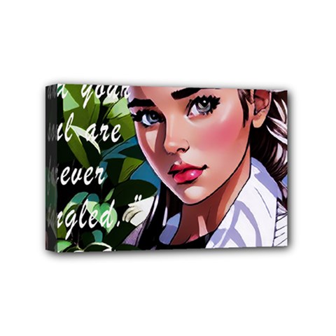 Love Quotes Design Mini Canvas 6  X 4  (stretched) by TShirt44