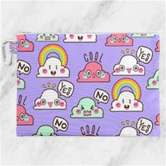 Cloud Seamless Pattern Canvas Cosmetic Bag (xxl) by Apen