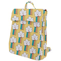 American Golden Ancient Totems Flap Top Backpack by Apen
