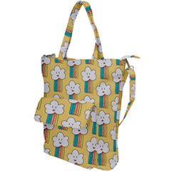 American Golden Ancient Totems Shoulder Tote Bag by Apen