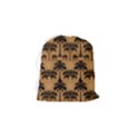 Camel Palm Tree Patern Drawstring Pouch (Small) View2