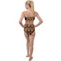 Camel Palm Tree Patern Tied Up Two Piece Swimsuit View2