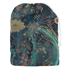 Vintage World Map Drawstring Pouch (3xl) by Jatiart