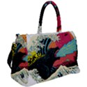 Retro Wave Kaiju Godzilla Japanese Pop Art Style Duffel Travel Bag View2
